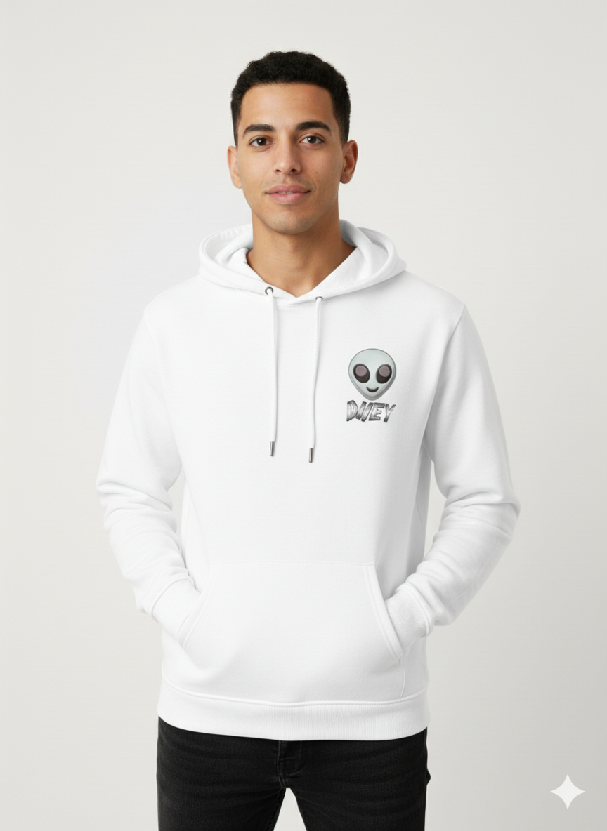 hoodie- Printed -Oversized cotton