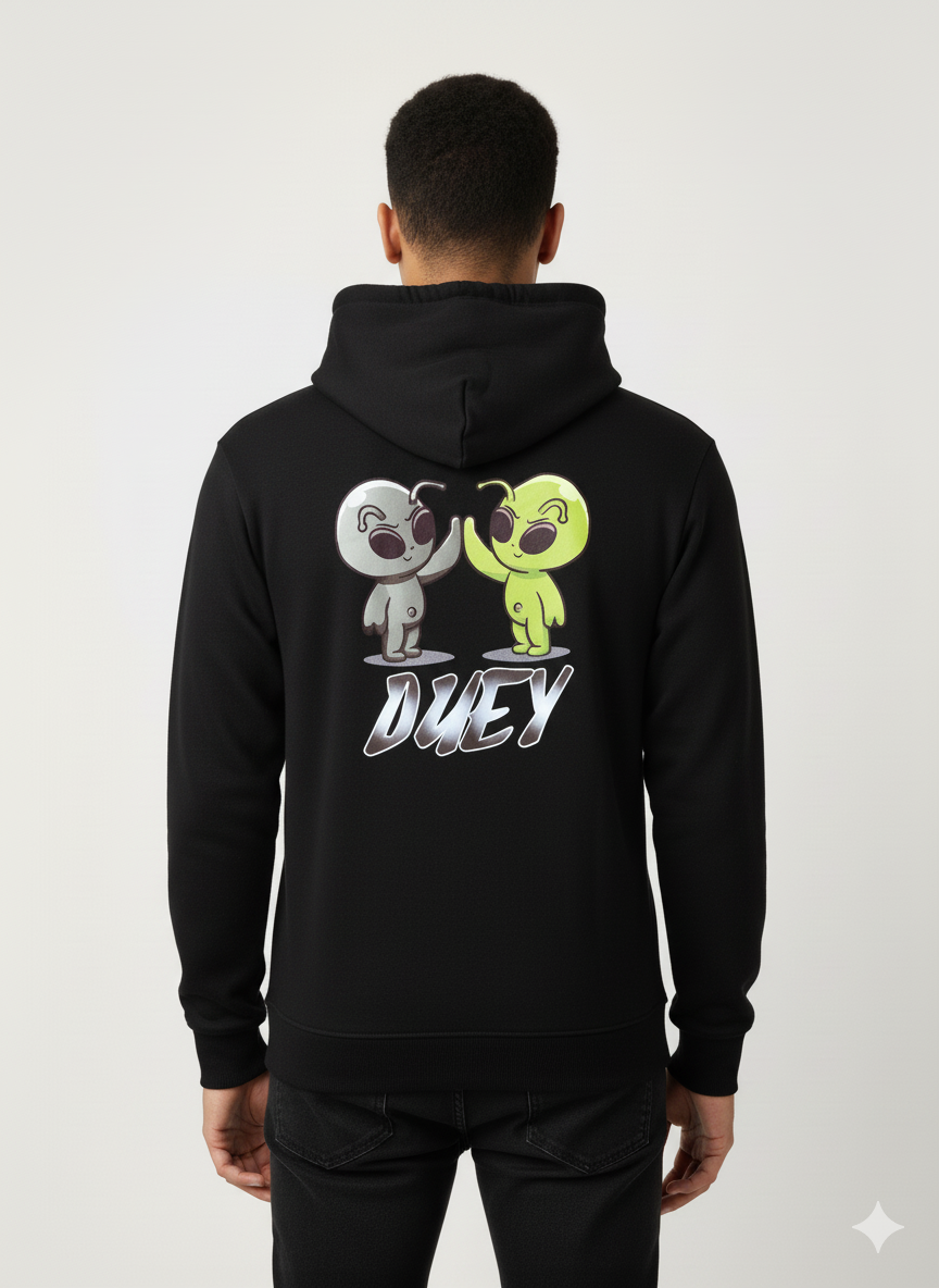 hoodie- Printed -Oversized cotton