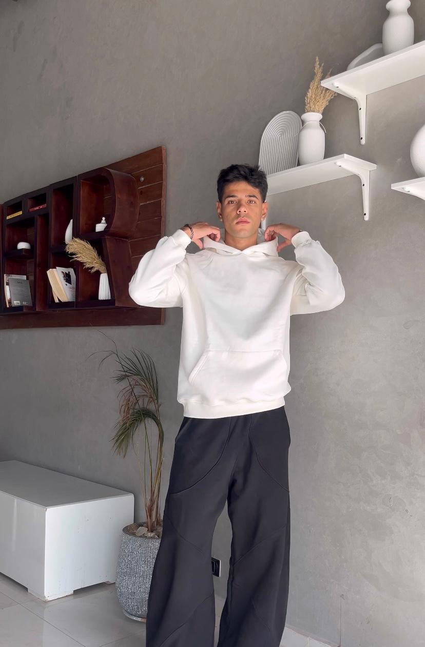 hoodie-Oversized cotton