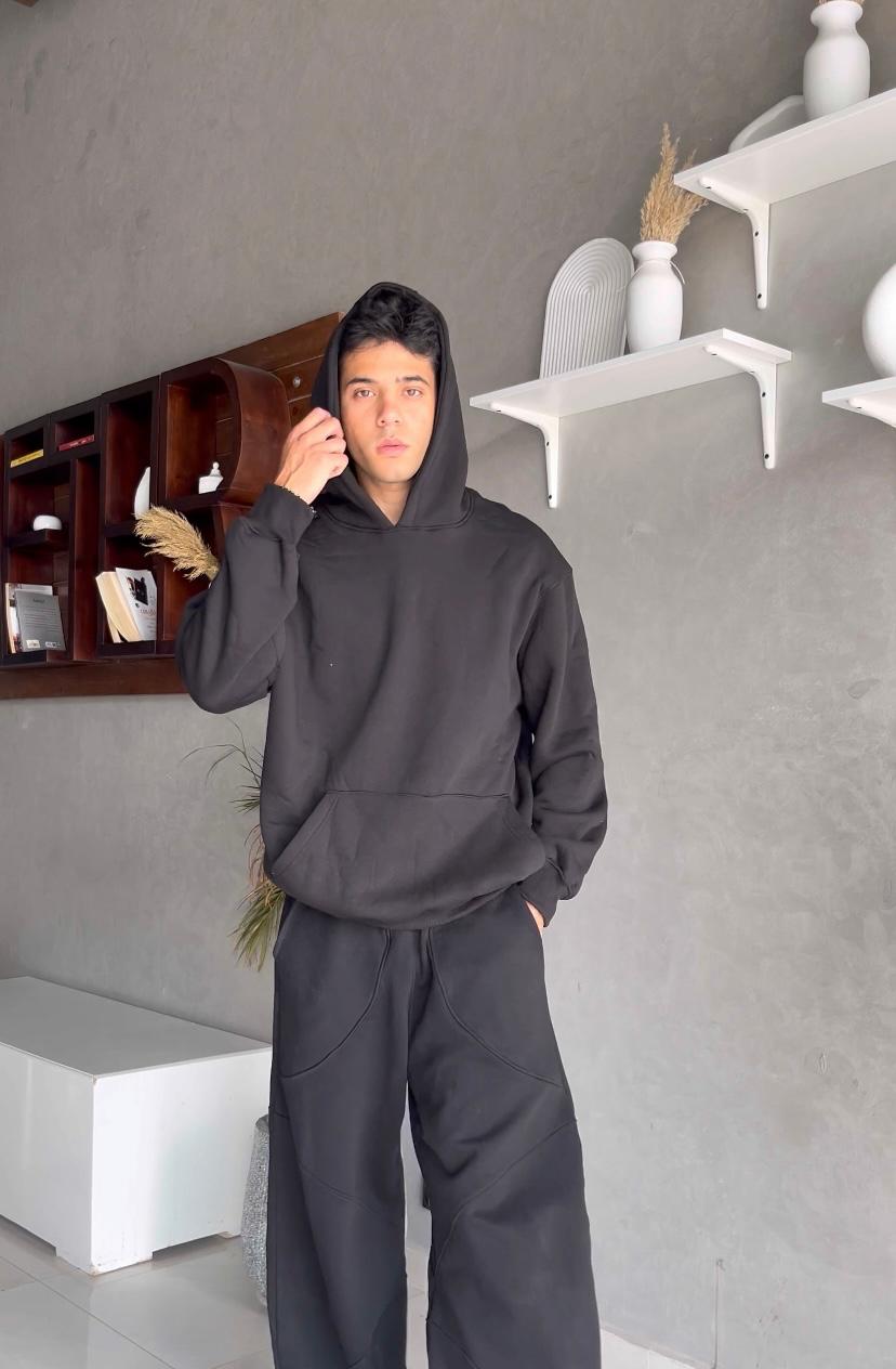 hoodie-Oversized cotton