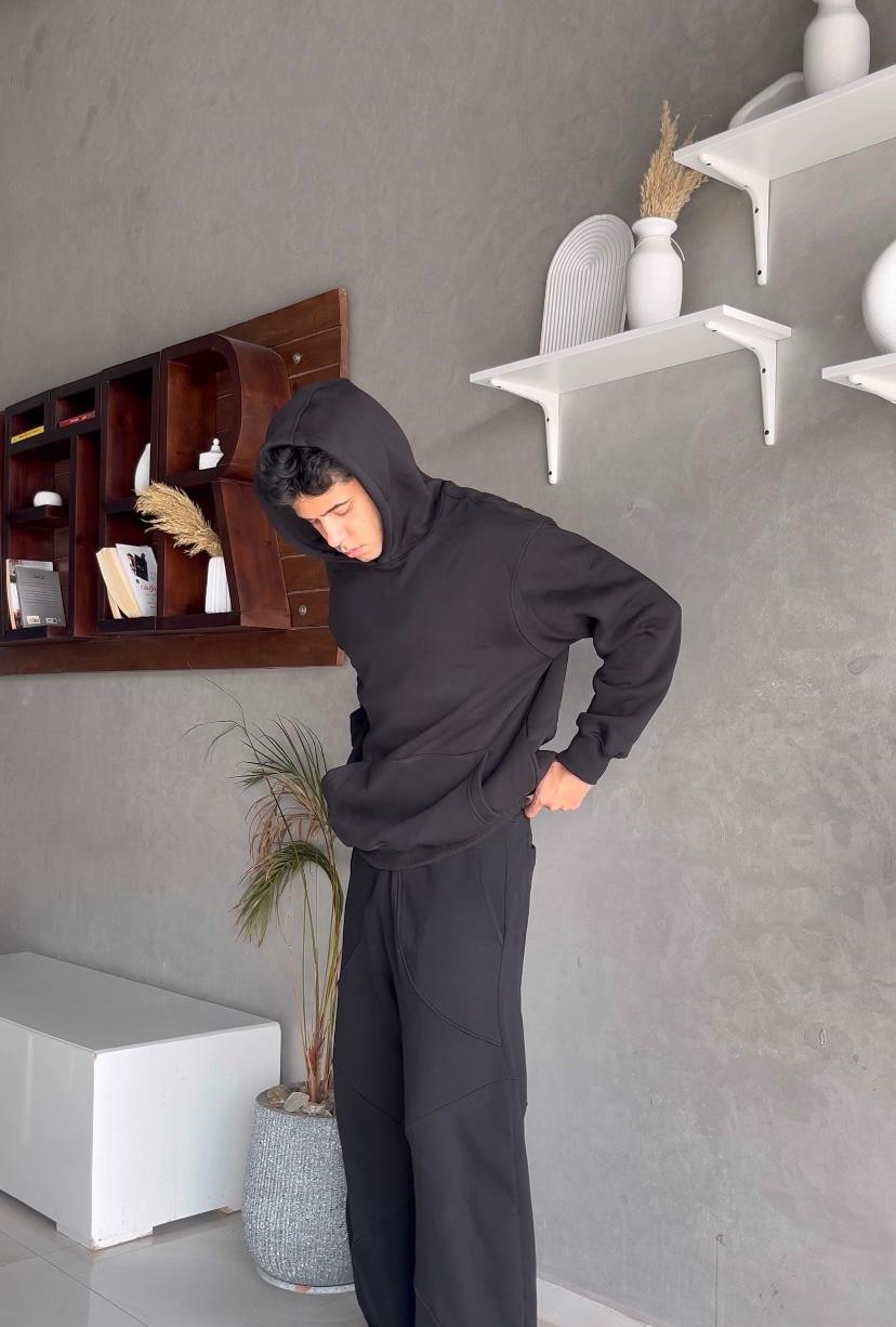 hoodie-Oversized cotton