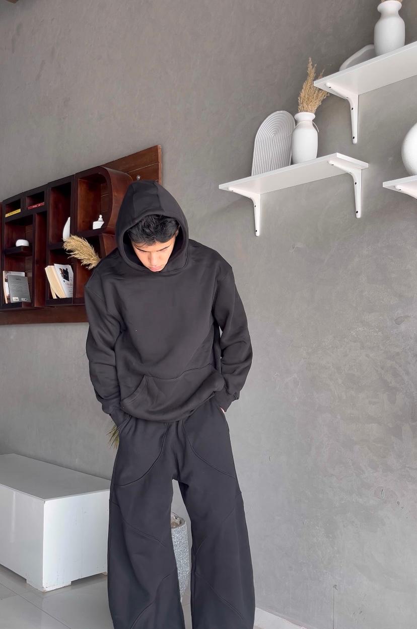 hoodie-Oversized cotton