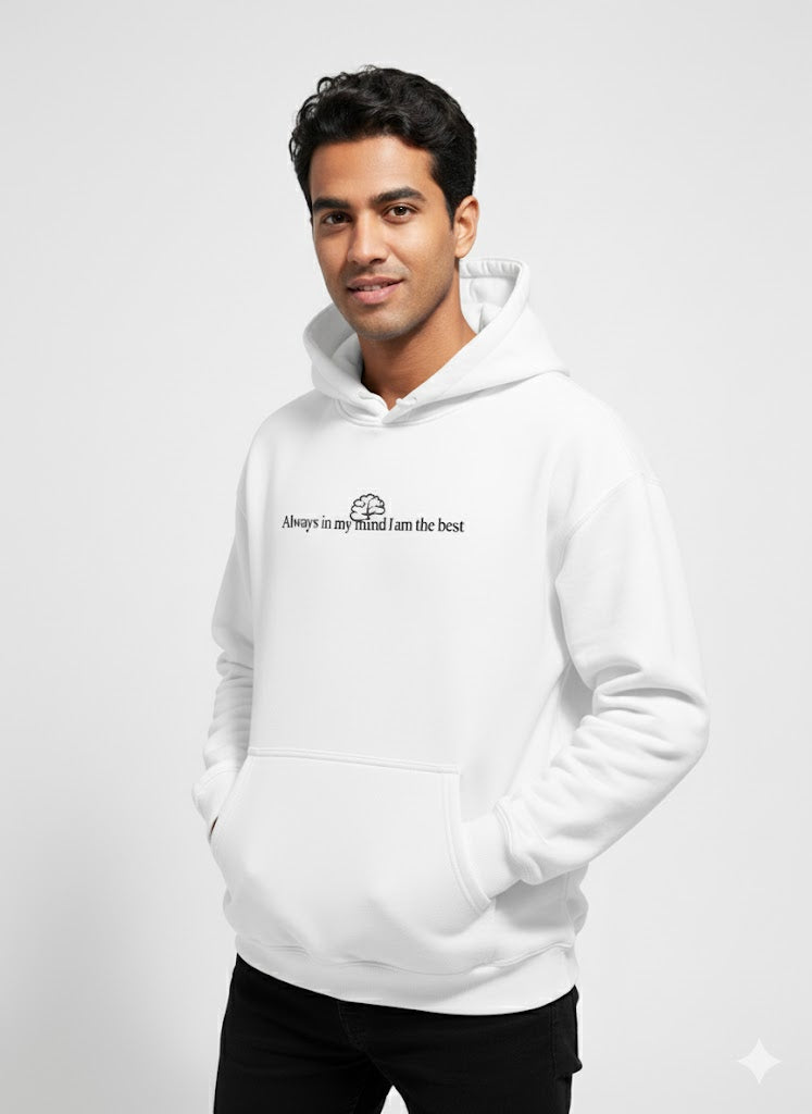 hoodie- Printed -Oversized cotton